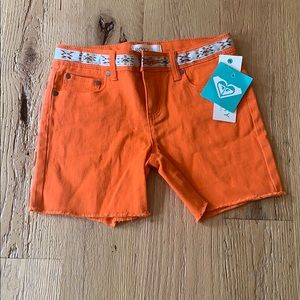 Roxy girl jean shorts kids size 10